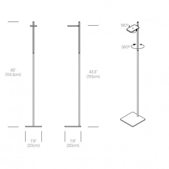 Pablo Talia floor lamp - Agof Store