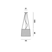 Foscarini Twiggy Grid Outdoor Pendelleuchte - Agof Store