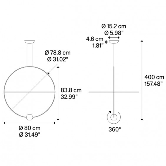 Lodes Elara Large pendant lamp - Agof Store