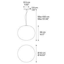 Lodes Volum 42 pendant lamp - Agof Store