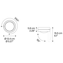 Lodes Nautilus wall ceiling lamp - Agof Store