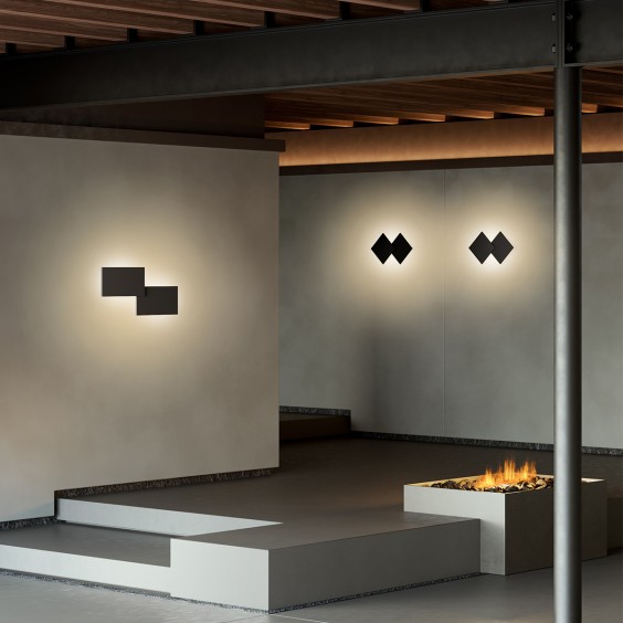 Puzzle Double Square Lampada da parete soffitto Lodes - Agof Store