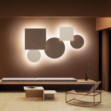 Lodes Puzzle Mega Round Large wall ceiling lamp - Agof Store Lodes Puzzle Mega Round Large wall ceiling lamp - Agof Store