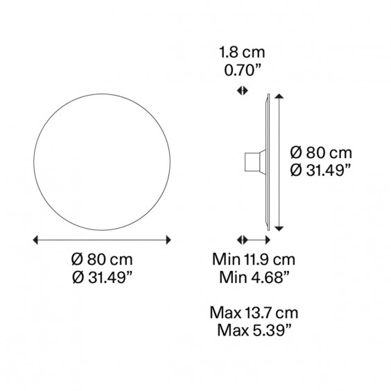Lodes Puzzle Mega Round Large wall ceiling lamp - Agof Store
