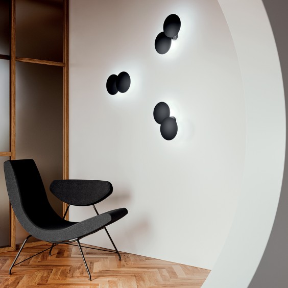 Puzzle Round Double Lampada da parete soffitto Lodes - Agof Store