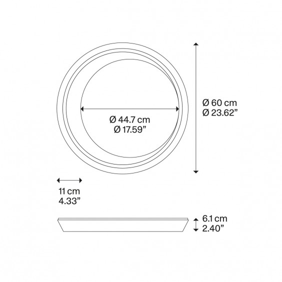 Tidal 60 Lampada a soffitto Lodes - Agof Store