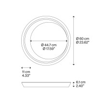 Tidal 60 Lampada a soffitto Lodes - Agof Store