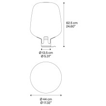 Lodes Flar Large table floor lamp - Agof Store