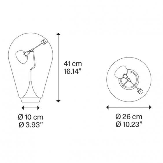 Lodes Blow Tischleuchte - Agof Store