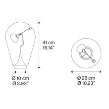 Blow Lampada da tavolo Lodes - Agof Store