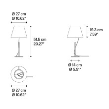 Hover Lampada da tavolo Lodes - Agof Store