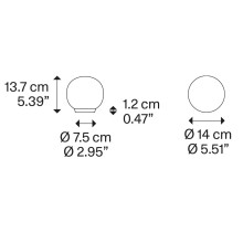 Volum 14 Lampada da tavolo Lodes - Agof Store