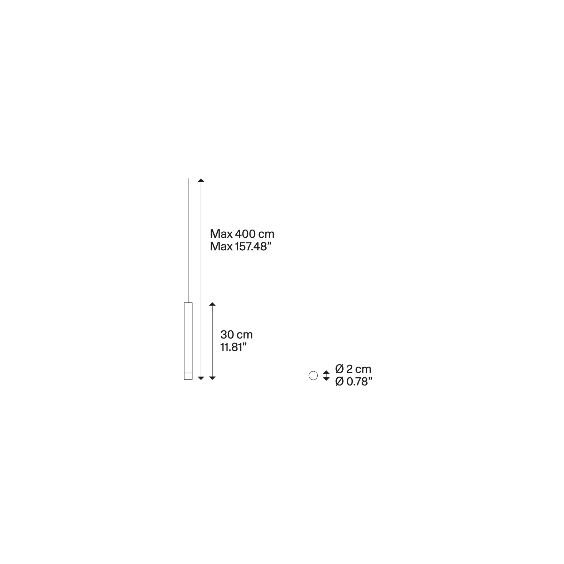Lodes A-Tube Nano Small Pendelleuchte - Agof Store
