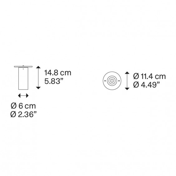 Lodes A-Tube Mini wall ceiling lamp - Agof Store