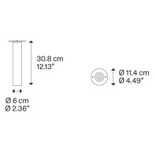 Lodes A-Tube Small Deckenleuchte - Agof Store