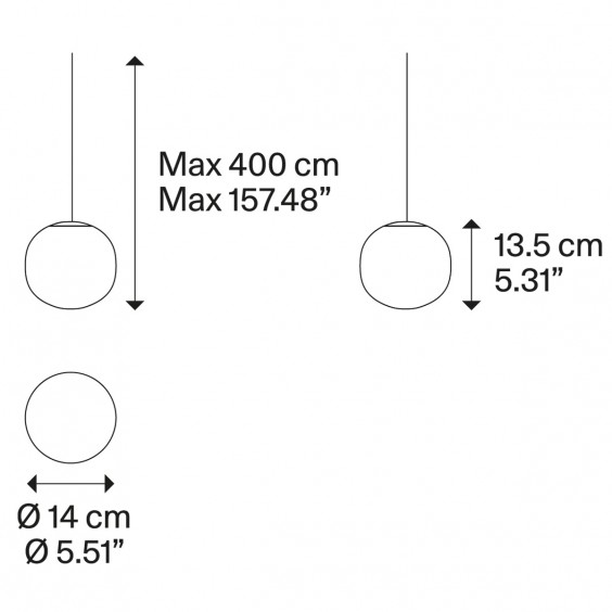Lodes Volum 14 pendant lamp - Agof Store