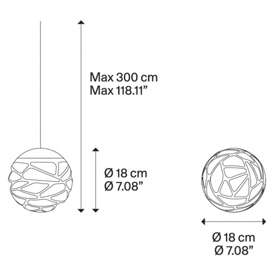 Lodes Kelly Cluster pendant lamp - Agof Store
