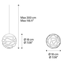 Kelly Cluster Lampada a sospensione Lodes - Agof Store Kelly Cluster Lampada a sospensione Lodes - Agof Store
