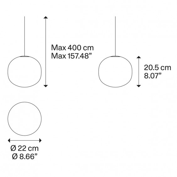 Lodes Volum 22 pendant lamp - Agof Store