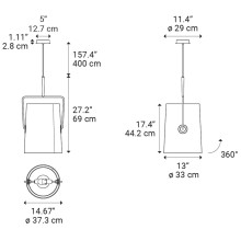 Fork Large Lampada a sospensione Diesel with Lodes - Agof Store
