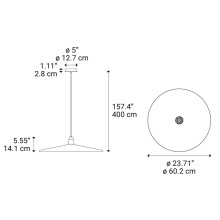 Diesel with Lodes Vinyl Large pendant lamp - Agof Store Diesel with Lodes Vinyl Large pendant lamp - Agof Store