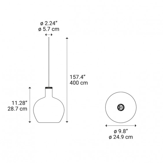 Flask C Lampada a sospensione Diesel with Lodes - Agof Store