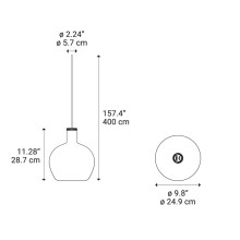Diesel with Lodes Flask C pendant lamp - Agof Store Diesel with Lodes Flask C pendant lamp - Agof Store