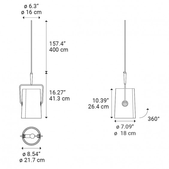 Fork Small Lampada a sospensione Diesel with Lodes - Agof Store