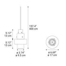 Diesel with Lodes Gask pendant lamp - Agof Store Diesel with Lodes Gask pendant lamp - Agof Store