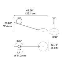 Diesel with Lodes Spring wall ceiling lamp - Agof Store