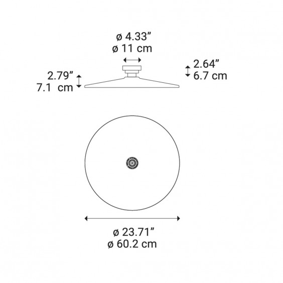 Diesel with Lodes Vinyl Large wall ceiling lamp - Agof Store