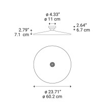 Diesel with Lodes Vinyl Large wall ceiling lamp - Agof Store