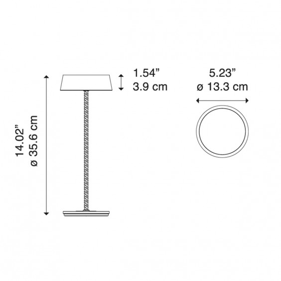 Diesel with Lodes ROD portable table lamp - Agof Store