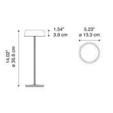 Diesel with Lodes ROD portable table lamp - Agof Store Diesel with Lodes ROD portable table lamp - Agof Store