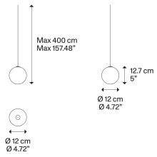 Lodes Random Solo 12 pendant lamp - Agof Store