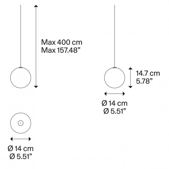 Lodes Random Solo 14 pendant lamp - Agof Store