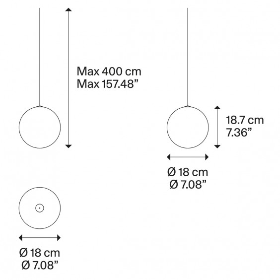 Lodes Random Solo 18 pendant lamp - Agof Store