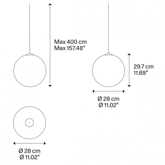 Lodes Random Solo 28 pendant lamp - Agof Store