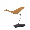 Warm Nordic Beak Bird Low Heron Holzfigur - Agof Store