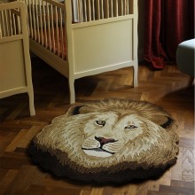 Doing Goods Ari Lion Head Large Rug 113x95 cm - Agof Store