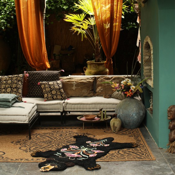 Orso Nero Blooming grande tappeto Doing Goods - Agof Store