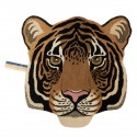 Doing Goods Rajah Tiger Head Groß Teppich Ø100 cm - Agof Store