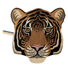 Doing Goods Rajah Tiger Head Large Rug Ø100 cm - Agof Store