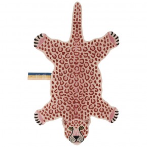 Doing Goods Pinky Leopard Groß Teppich 150x90 cm - Agof Store