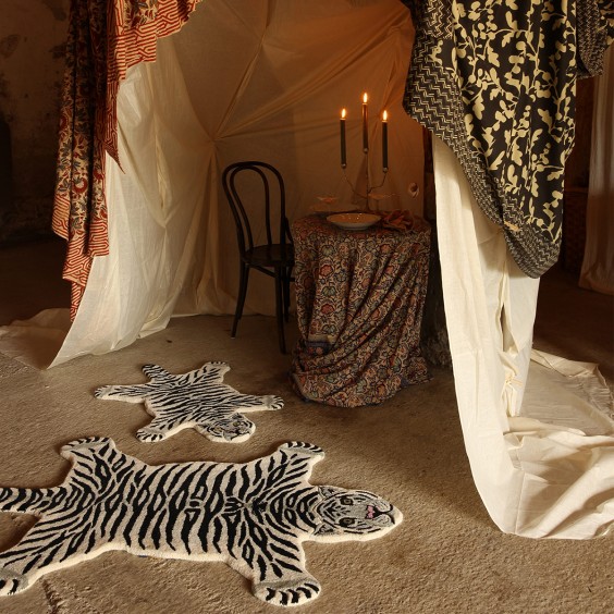 Doing Goods Snowy Tiger Large rug - Agof Store