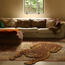 Doing Goods Heritage Tatsu Leopard Teppich 180x90 cm - Agof Store