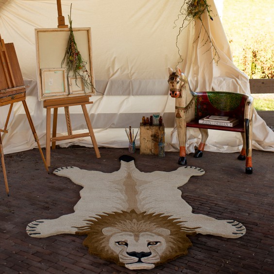 Doing Goods Moody Lion XL rug - Agof Store