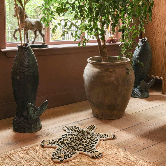 Doing Goods Loony Leopard Small Rug 92x63 cm - Agof Store