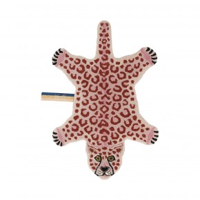 Doing Goods Pinky Leopard klein Teppich 92x63 cm - Agof Store
