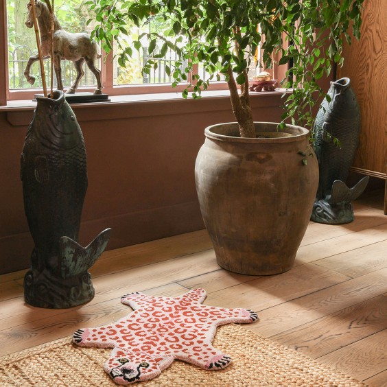 Doing Goods Pinky Leopard Small rug - Agof Store